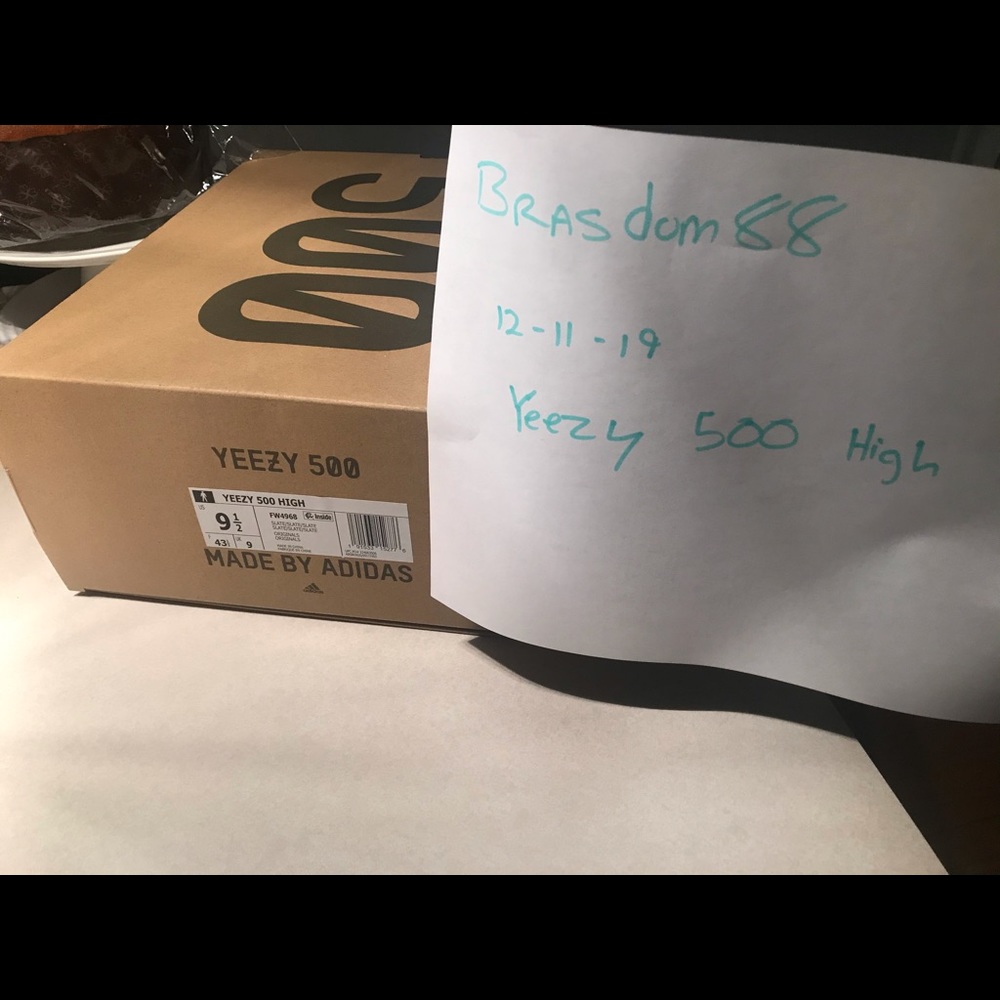 Yeezys 500 High Slate Authentic! - Picture 7 of 8